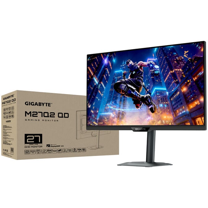 Gigabyte M27Q2 QD, 27-inch QHD Gaming Monitor, 210 Hz, SS-IPS Panel, G-Sync Compatible image number 6