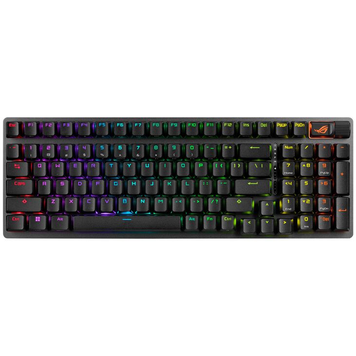 ASUS ROG Strix Scope II 96 Wireless Gaming Tastatur, RGB - schwarz, ISO (DE), ROG NX Snow Switches image number 4