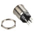 DimasTech Vandalism button 25mm - Silverline - yellow image number null