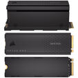 Corsair MP700 Pro NVMe SSD, PCIe 5.0 M.2 Type 2280 - 1 TB with heatsink image number null