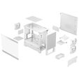 Fractal Design Pop Mini Air RGB Clear Tint Micro-ATX-Geh&auml;use, Tempered Glass - wei&szlig; image number null