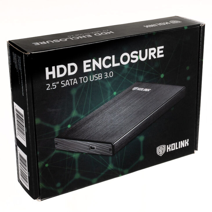 Kolink 2.5 inch USB 3.0 external enclosure - black image number 7
