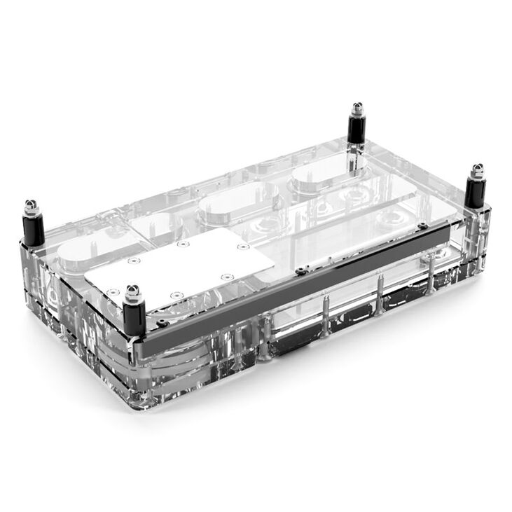 Alphacool Core Distro Plate 240 mm Right VPP/D5, ARGB - Acrylic image number 1