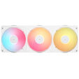 CORSAIR iCUE LINK RX360 II Unified Frame RGB Triple-Fan PWM-L&uuml;fter, 2.100U/min - mit Controller, wei&szlig; image number null