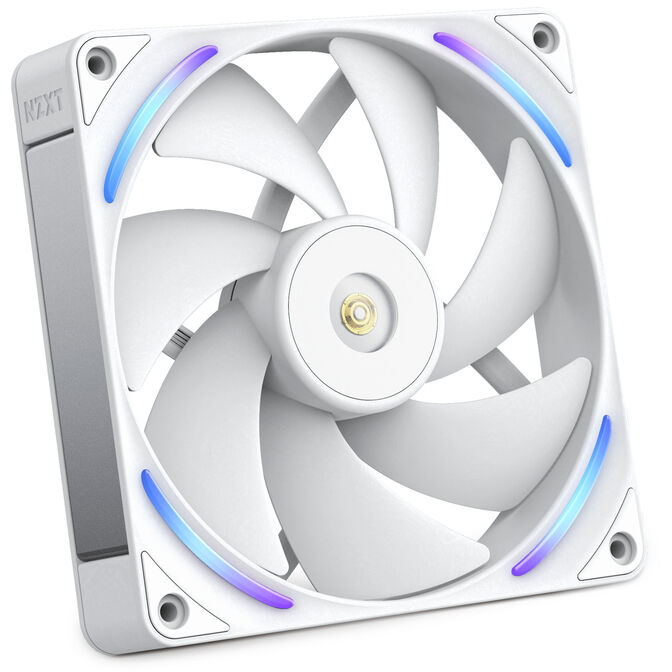 NZXT F140X RGB Case Fan, LCP Rotor, Hybrid Bearing, aRGB - White, 140mm image number 0