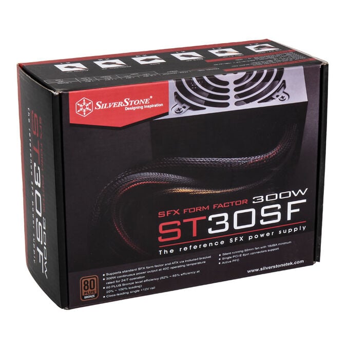 SilverStone SST-ST30SF V2.0 Strider SFX Bronze - 300 Watt image number 6
