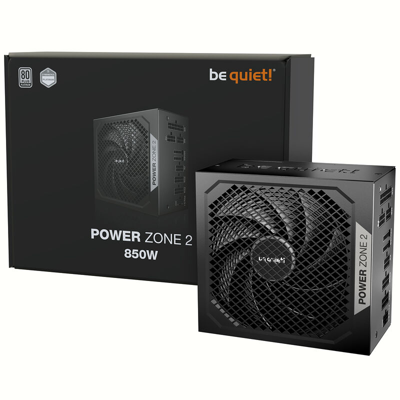 be quiet! Power Zone 2 80 PLUS Platinum Netzteil, vollmodular, ATX 3.1, PCIe 5.1 - 850 Watt, schwarz Image
