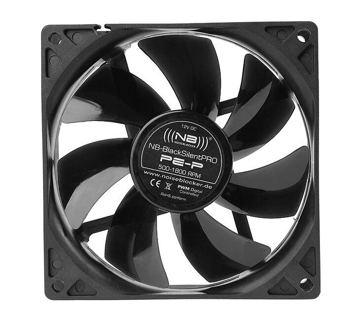 Noiseblocker BlackSilent Pro Fan PE-P - 92mm image number 1