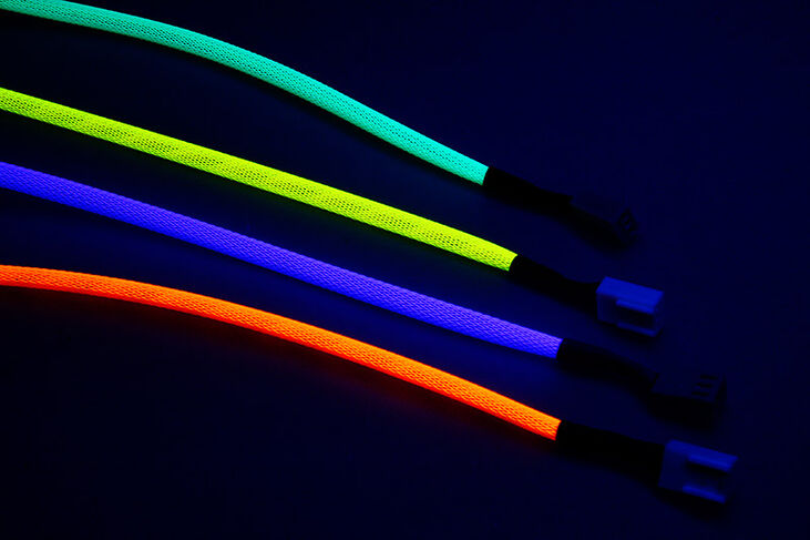 Techflex Flexo PET Sleeve 3mm - neon yellow, 1m image number 2