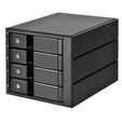 SilverStone SST-FS304-12G External 3.5-Inch Enclosure, 4-Bay - Black image number null