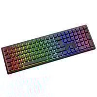 Ducky Zero 6108 Classic Black kabellose Gaming Tastatur, RGB - Cherry MX2A Speed Silver, ISO (DE)