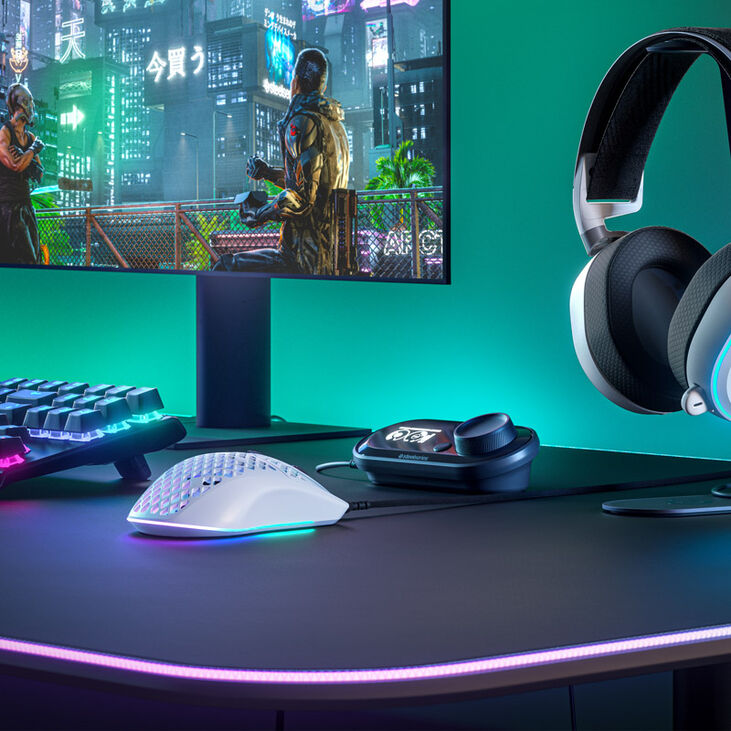 SteelSeries Aerox 3 Gaming Maus - weiß image number 6