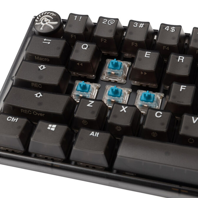 Ducky One 3 Aura Black Mini Gaming Tastatur, RGB LED - MX-Blue (US) image number 4