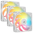 Corsair RS Series RS120-R ARGB PWM Fan - 3-Pack, 120mm, white image number null