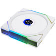 Lian Li UNI FAN TL Wireless LCD Fan, ARGB, PWM, 3-Pack with Controller - 120 mm, White image number null