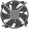 EKL 22225 CPU cooler, socket LGA 17XX / 1851, 92 mm PWM - 65 W TDP image number null