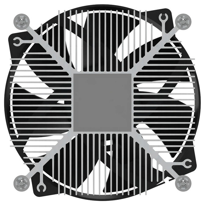 EKL 22225 CPU cooler, socket LGA 17XX / 1851, 92 mm PWM - 65 W TDP image number 4