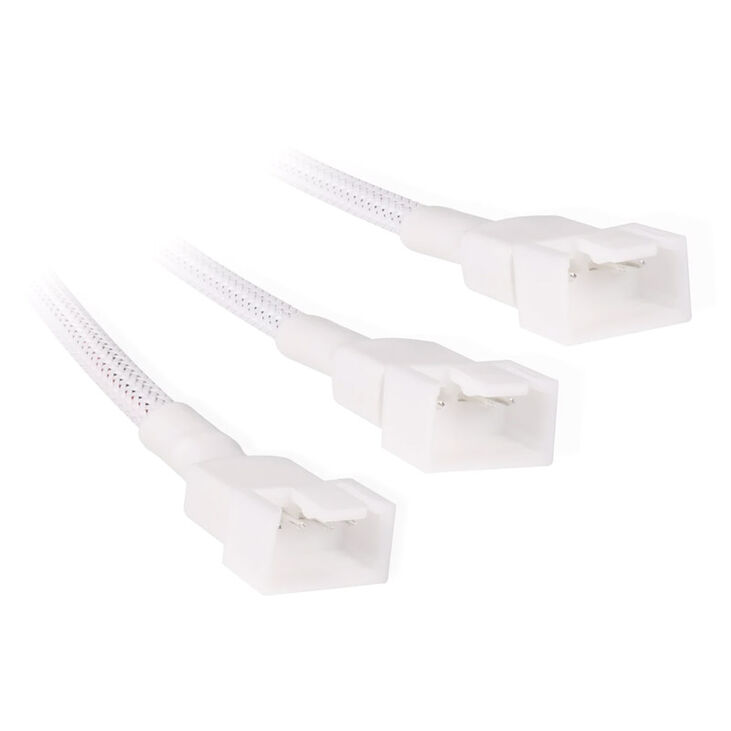 Alphacool Y-Splitter 4-Pin auf 3x 4-Pin PWM 30cm - weiß image number 1