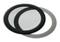 DEMCiflex Staubfilter 92mm, rund - schwarz/schwarz