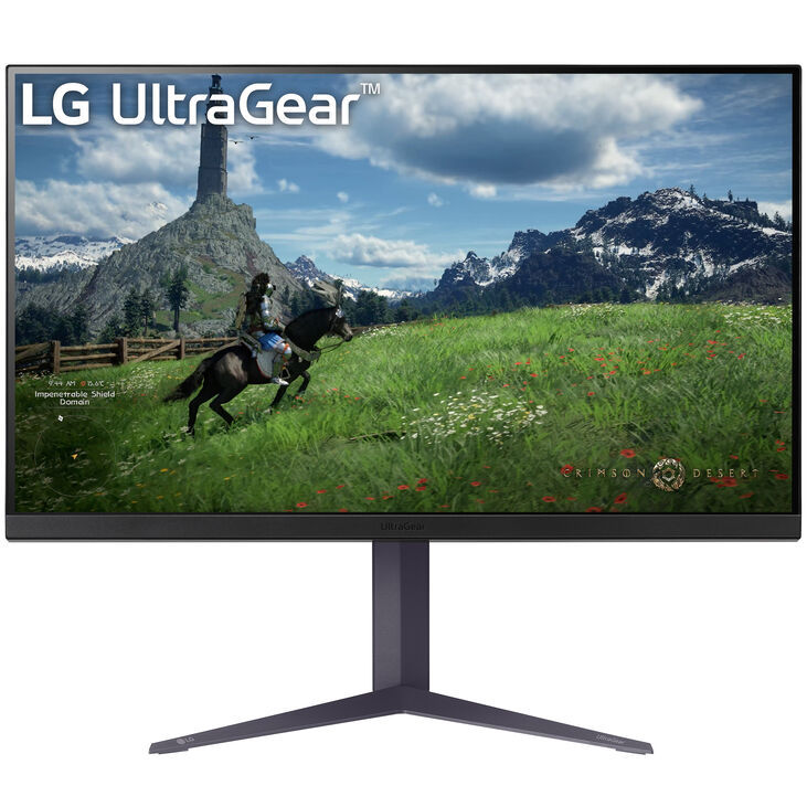 LG UltraGear 32GS85QX-B, 31.5 inch Gaming Monitor, 180 Hz, IPS, G-SYNC Compatible image number 1