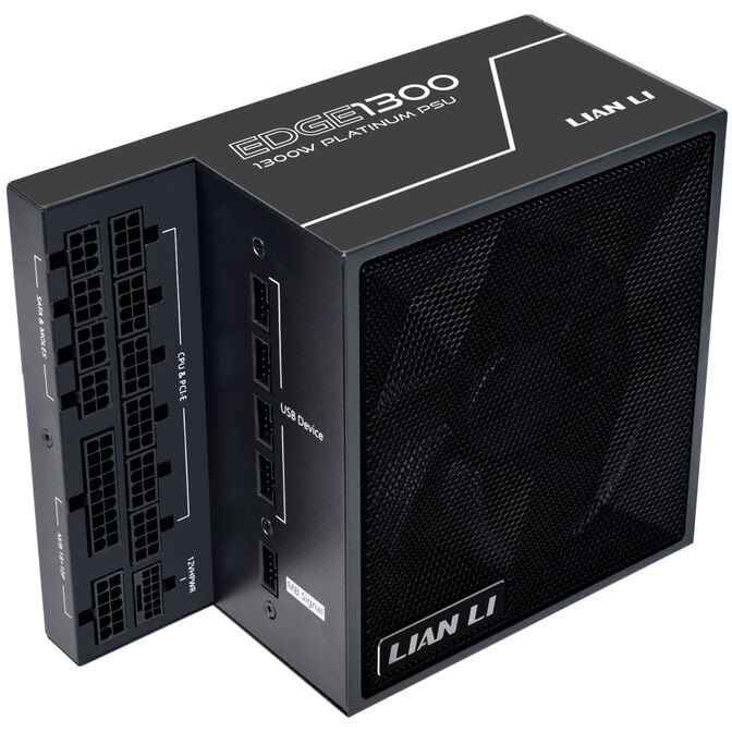 Lian Li EDGE EG1300 80 PLUS Platinum Netzteil, PCIe 5.1, ATX 3.1 - 1300 Watt, schwarz image number 0
