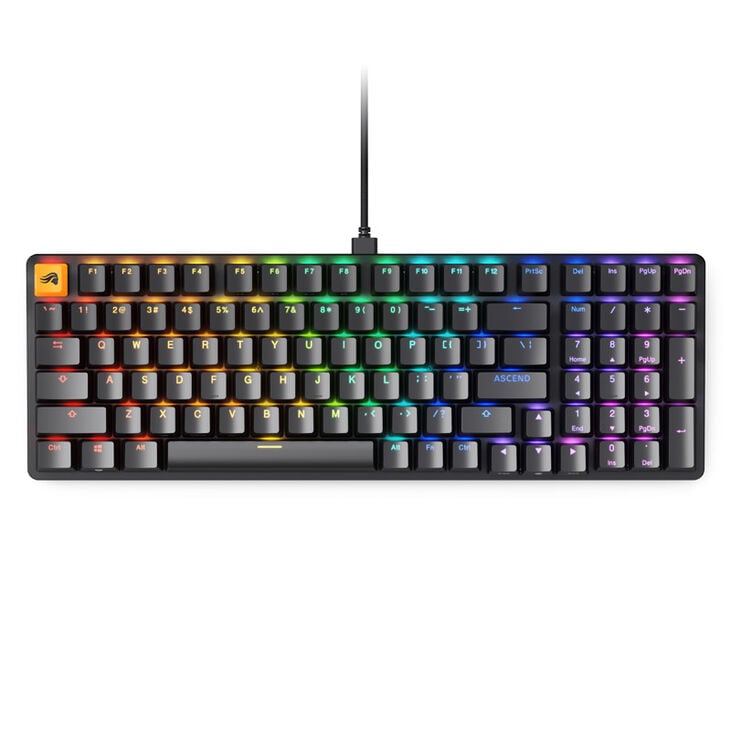 Glorious GMMK 2 Full-Size Tastatur - Fox Switches, US-Layout, schwarz image number 1
