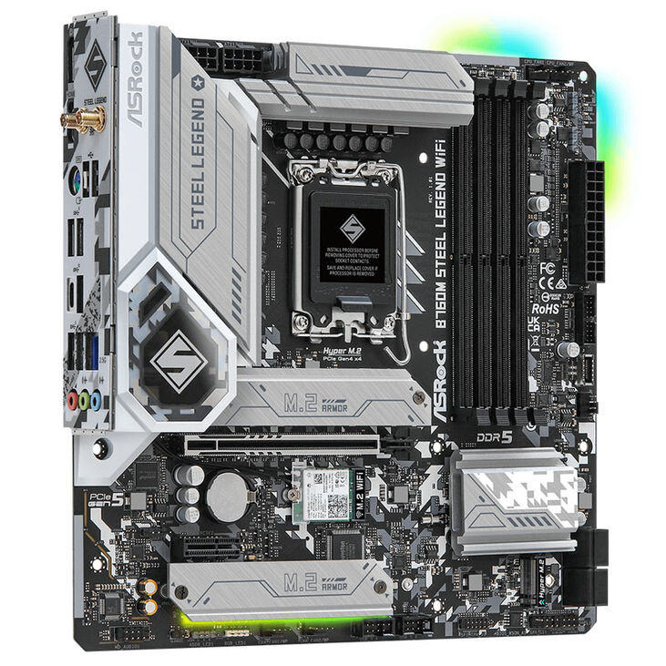ASRock B760M Steel Legend WiFi, Intel B760 motherboard - Socket 1700, DDR5 image number 1