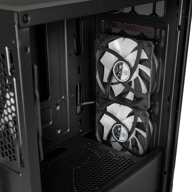 SilverStone Fara H1M PRO Micro-ATX Gehäuse, ARGB - schwarz image number 7
