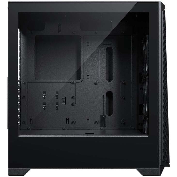 Phanteks Eclipse G370A PC-Gehäuse, Midi-Tower, SSI-EEB, RGB, Tempered Glass - inklusive 3x 120-mm-Lüfter, schwarz image number 3