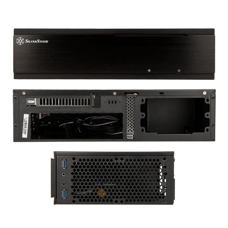 SilverStone SST-ML06B Milo HTPC Gehäuse - schwarz image number 1