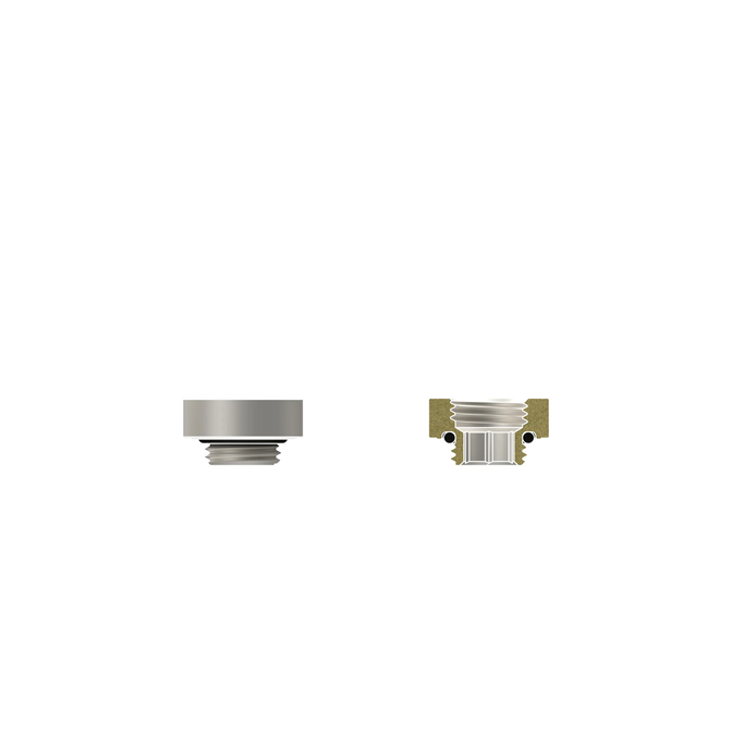 Thermal Grizzly DeltaMate Extender Fitting - MF7, matte nickel, pack of 6 image number 1