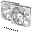 Corsair RS ARGB PWM fans - 2 pack, 140 mm, white image number null