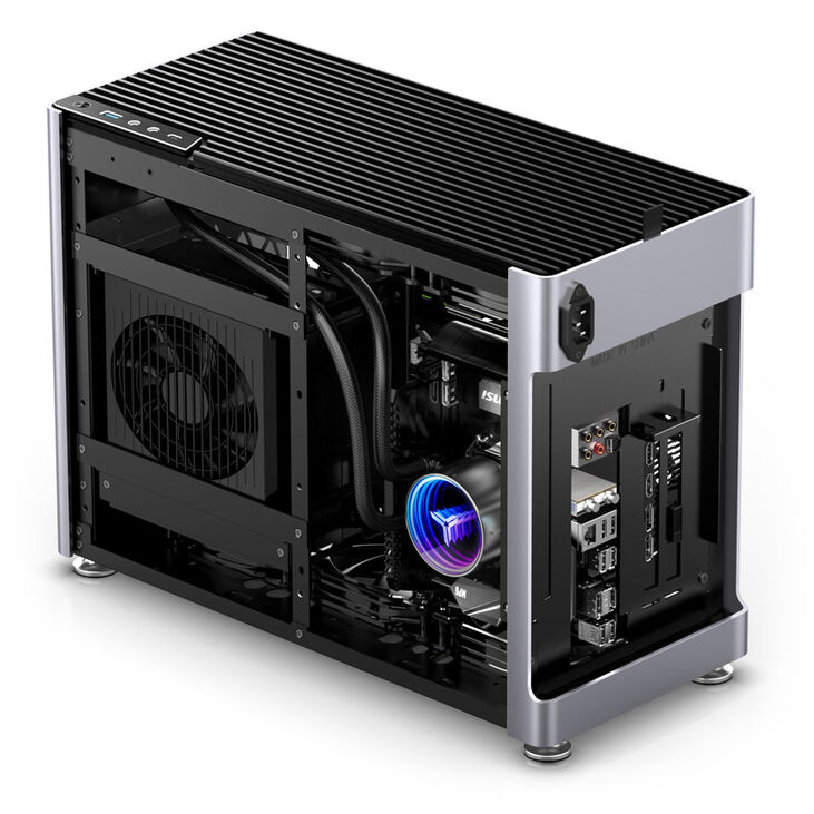 Jonsplus i100 Pro Mini-ITX Gehäuse - silber image number 5