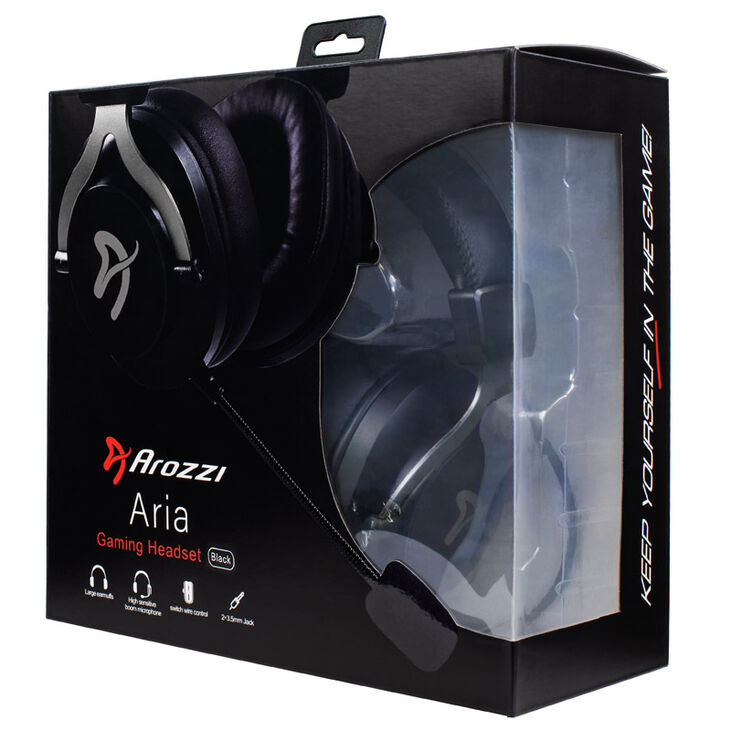 Arozzi Aria Gaming Headset - schwarz image number 8