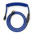Glorious Coiled Cable Cobalt, USB-C auf USB-A Spiralkabel - 1,37m, blau image number null