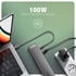 AXAGON HMC-10HLS Multiport Hub, 4x USB-A and 2x USB-C, HDMI 4K/60Hz, RJ-45, SD/microSD, PD 100W image number null
