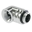 Barrow Dazzle Adapter 90 Grad G1/4 Zoll AG auf G1/4 Zoll IG - drehbar, silber image number null