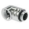 Barrow Dazzle Adapter 90 Grad G1/4 Zoll AG auf G1/4 Zoll IG - drehbar, silber