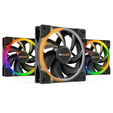 be quiet! Light Wings ARGB PWM fan, Triple Pack - 140mm, black image number null