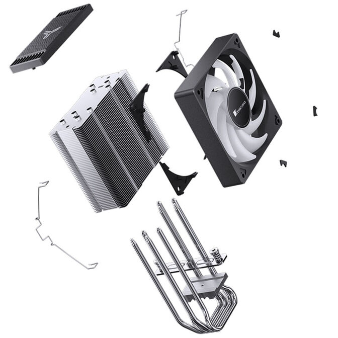 Jonsbo CR-1000 EVO ARGB CPU Cooler, 120mm - black image number 6