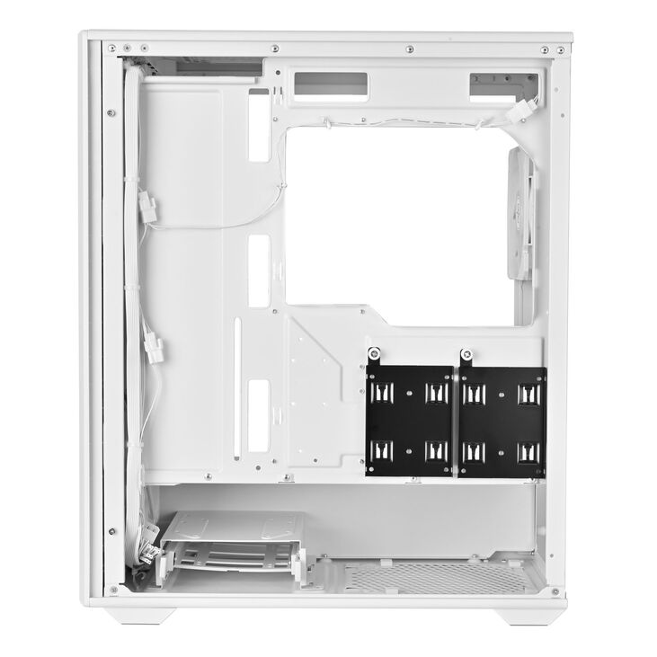 SilverStone FARA 515XR PC case, Mid Tower, ATX, RGB, Tempered Glass - white image number 7