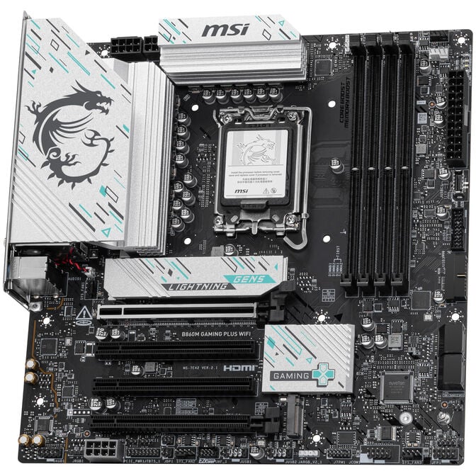 MSI B860M Gaming Plus WiFi Motherboard, socket LGA 1851, Intel B860, mATX, DDR5 image number 5