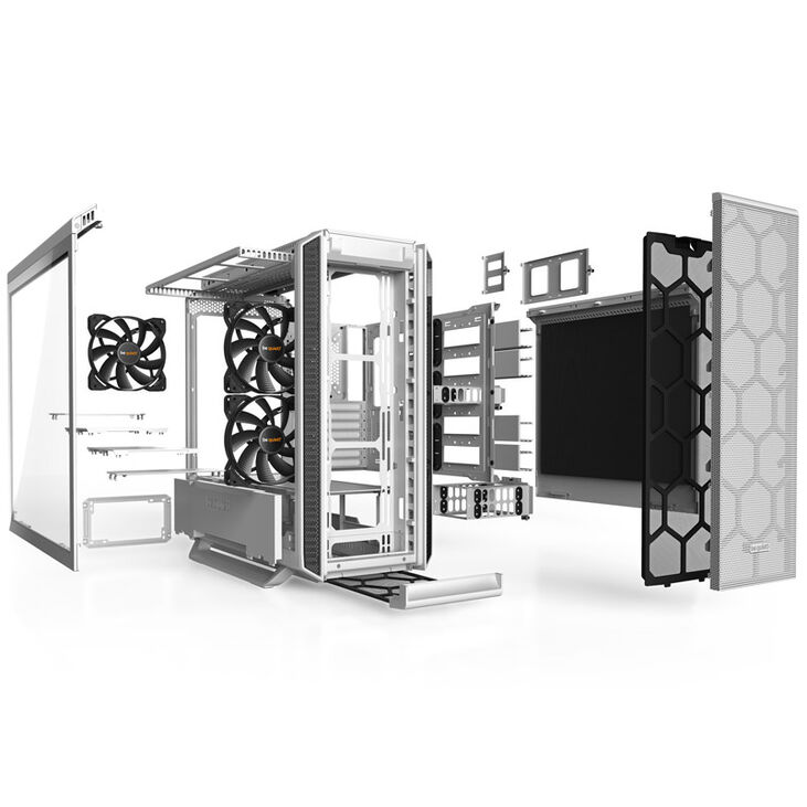 be quiet! Silent Base 802 Window Midi-Tower - Tempered Glass, weiß image number 4