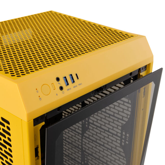 Thermaltake The Tower 200 PC-Geh&auml;use, Mini-Geh&auml;use, Mini-ITX, Tempered Glass - Bumblebee image number 22