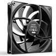 be quiet! Pure Wings 3 Fans, High-Speed - 140mm, black, pack of 3 image number null