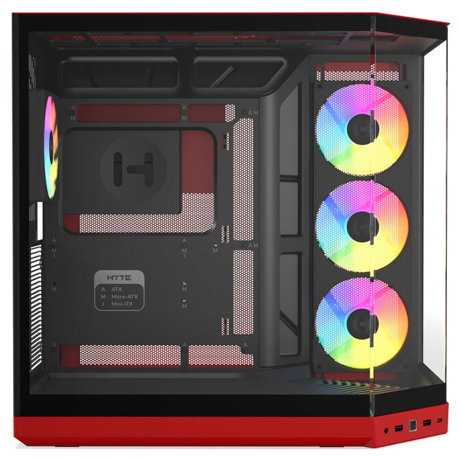 HYTE Y50 Midi Tower - Black Cherry image number 4