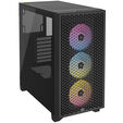Corsair 3000D Airflow RGB, PC-Geh&auml;use, Midi-Tower, ATX, Tempered Glass - schwarz image number null