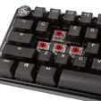 Ducky One 3 Aura Black SF Gaming Tastatur, RGB LED - MX-Red (US) image number null