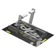 Sabelt Sim Floor Mat, floor mat for sim racing, 170 &times; 100 cm, non-slip - black image number null