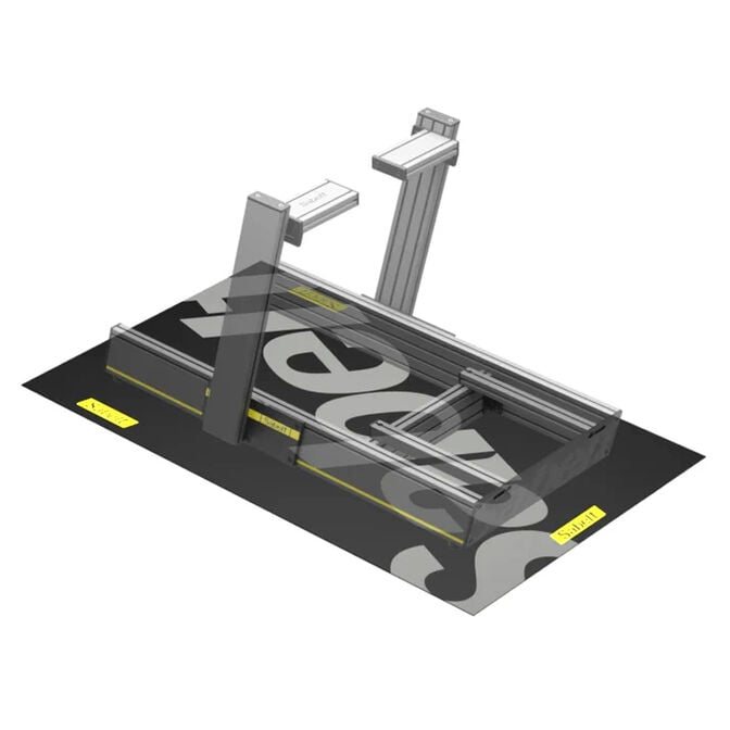 Sabelt Sim Floor Mat, floor mat for sim racing, 170 &times; 100 cm, non-slip - black image number 1